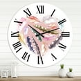 thumbnail image 1 of Designart 1 in Quartz Bohemian Wall Clock, 1 of 5