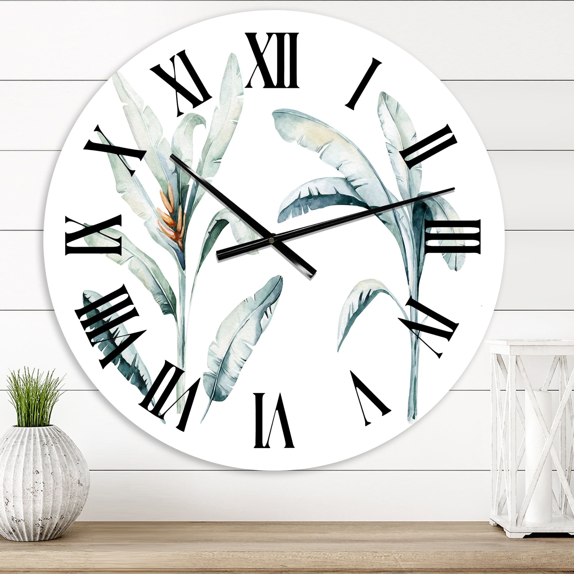 Designart 1 in Quartz Bohemian Wall Clock