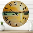 thumbnail image 1 of Designart 1 in Quartz Coastal Wall Clock, 1 of 5