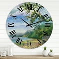 thumbnail image 1 of Designart 1 in Quartz Coastal Wall Clock, 1 of 5