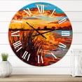 thumbnail image 1 of Designart 1 in Quartz Coastal Wall Clock, 1 of 5