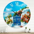 thumbnail image 1 of Designart 1 in Quartz Coastal Wall Clock, 1 of 5