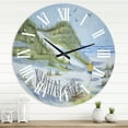 thumbnail image 1 of Designart 1 in Quartz Coastal Wall Clock, 1 of 5