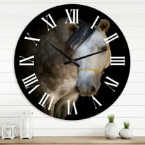 Designart 1 in Quartz Farmhouse Wall Clock
