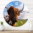 thumbnail image 1 of Designart 1 in Quartz Farmhouse Wall Clock, 1 of 5