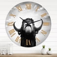 thumbnail image 1 of Designart 1 in Quartz Farmhouse Wall Clock, 1 of 5