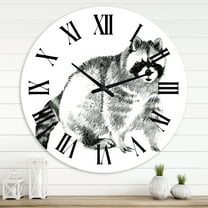 Designart 1 in Quartz Farmhouse Wall Clock