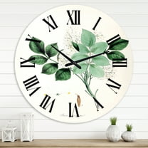 Designart 1 in Quartz Farmhouse Wall Clock