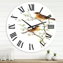 Designart 1 in Quartz Farmhouse Wall Clock