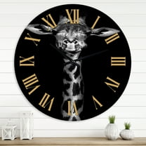 Designart 1 in Quartz Farmhouse Wall Clock