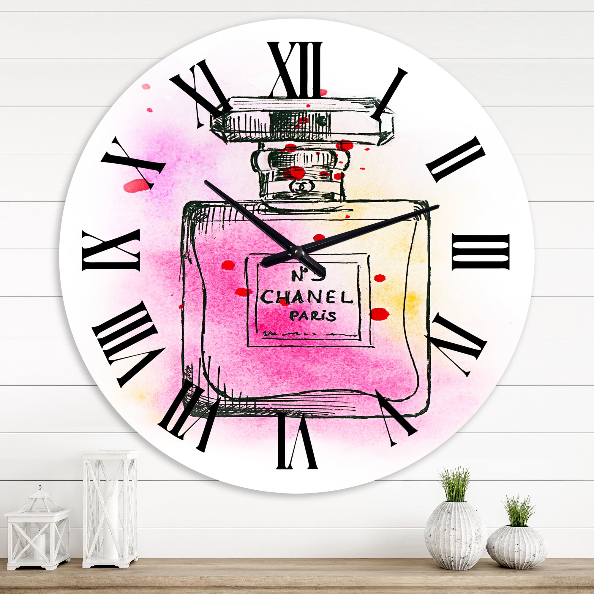 Designart 1 in Quartz French/Country Wall Clock