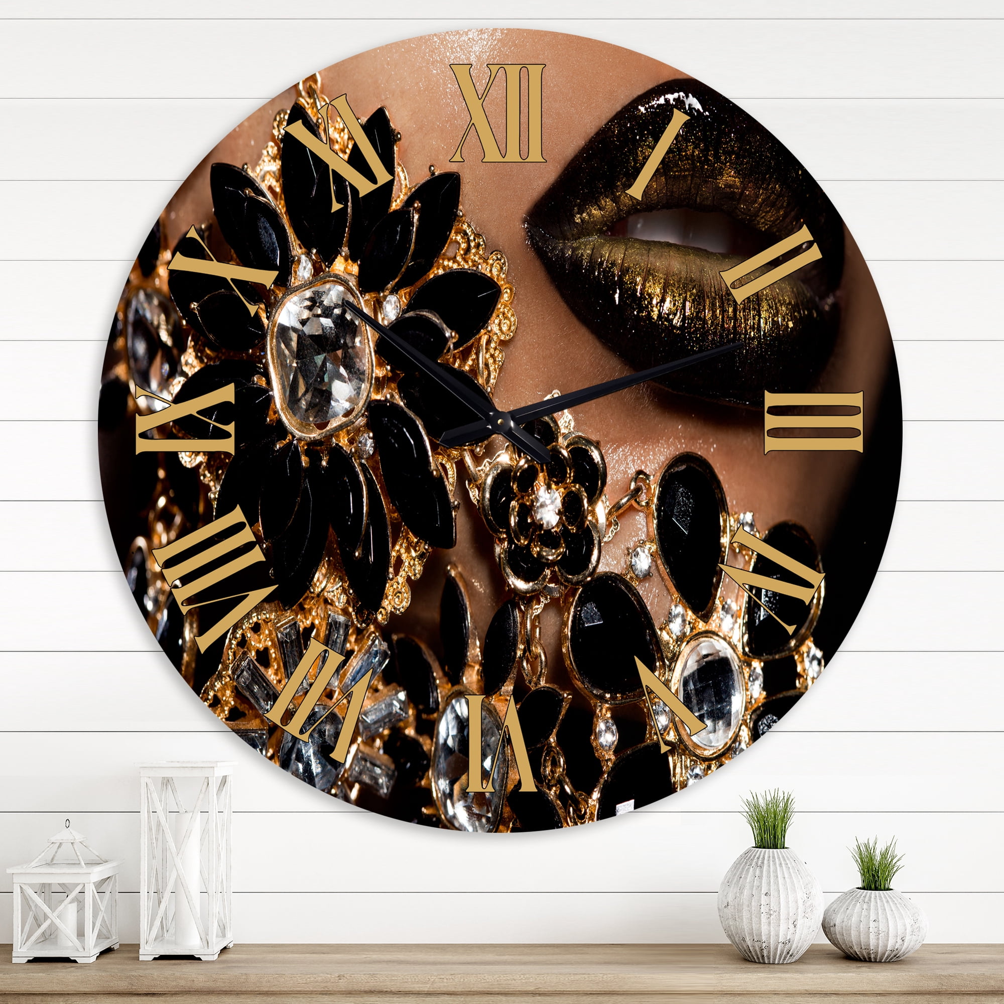 Designart 1 in Quartz Modern/Contemporary Wall Clock