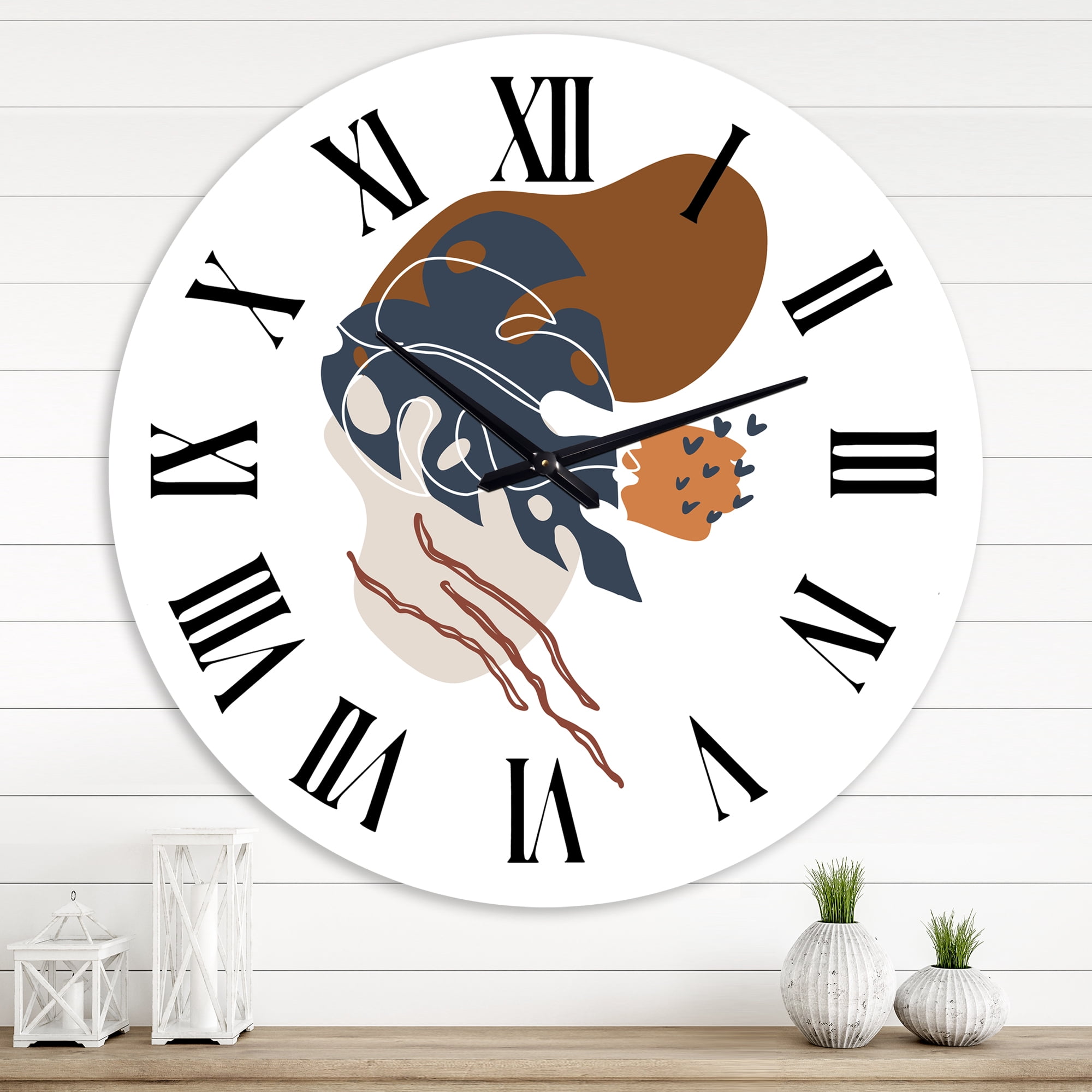 Designart 1 in Quartz Modern/Contemporary Wall Clock