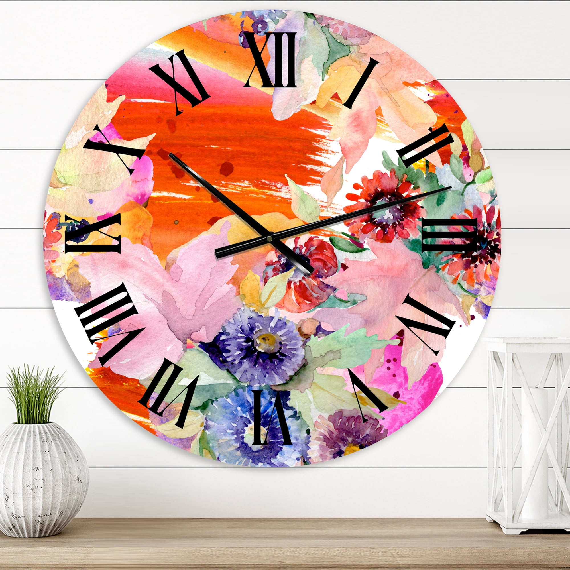Designart 1 in Quartz Modern/Contemporary Wall Clock
