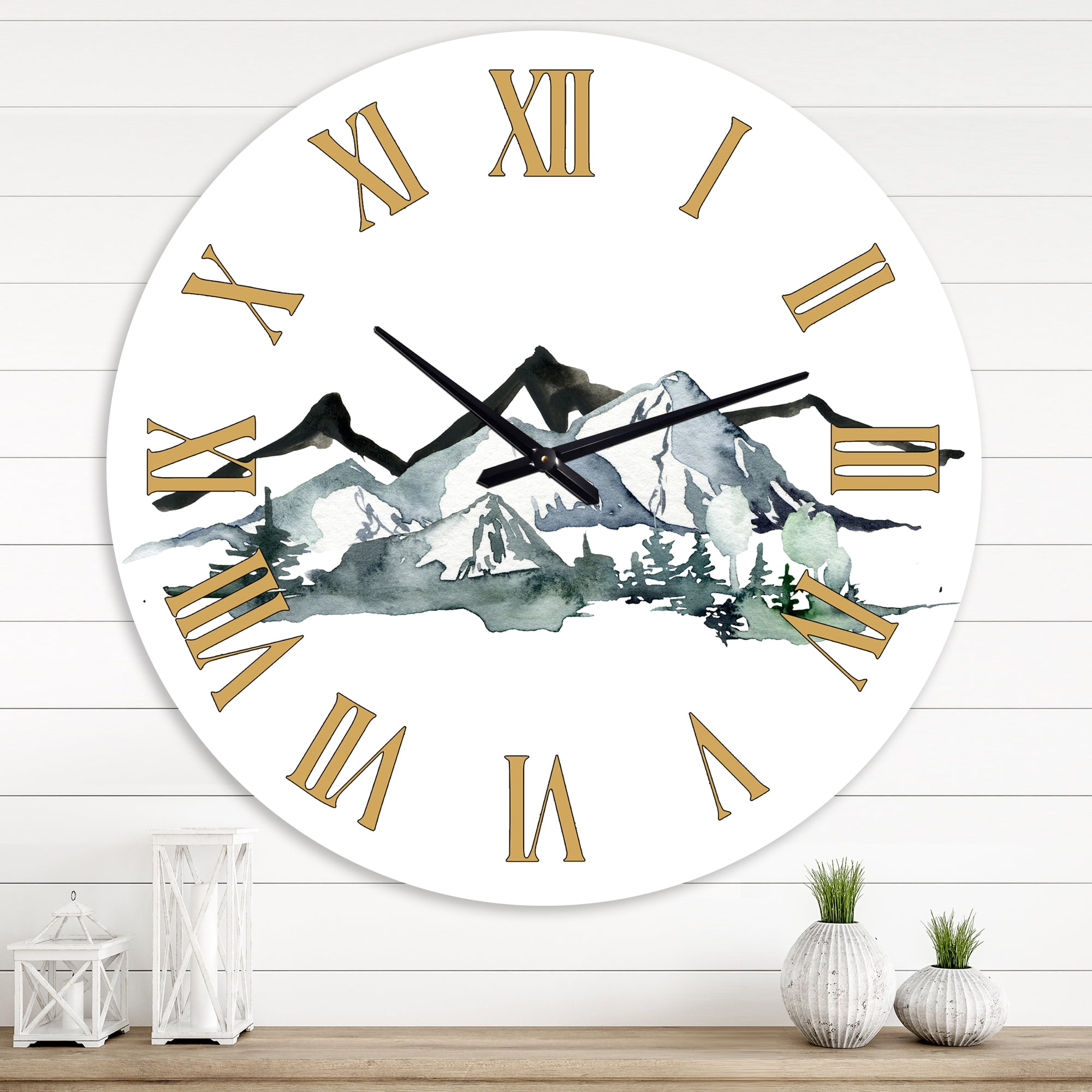 Designart 1 in Quartz Modern/Contemporary Wall Clock