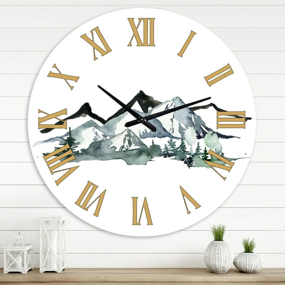 Designart 1 in Quartz Modern/Contemporary Wall Clock