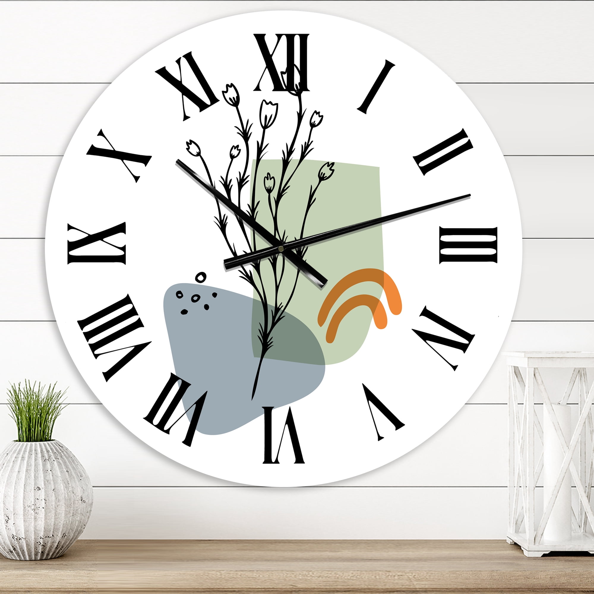 Designart 1 in Quartz Modern/Contemporary Wall Clock