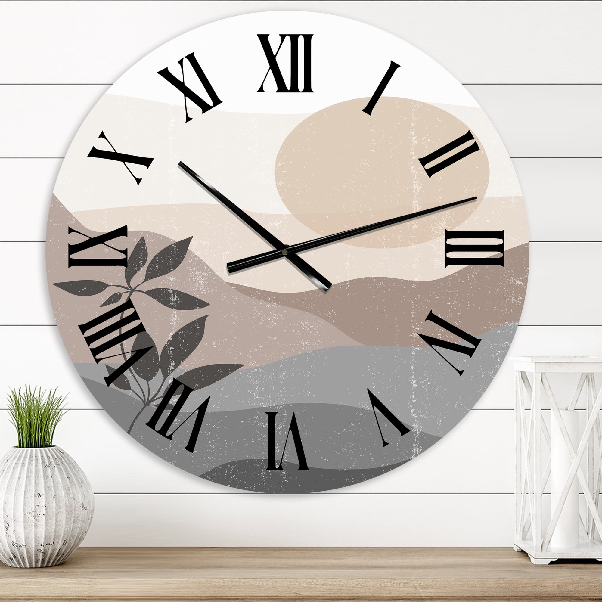 Designart 1 in Quartz Modern/Contemporary Wall Clock
