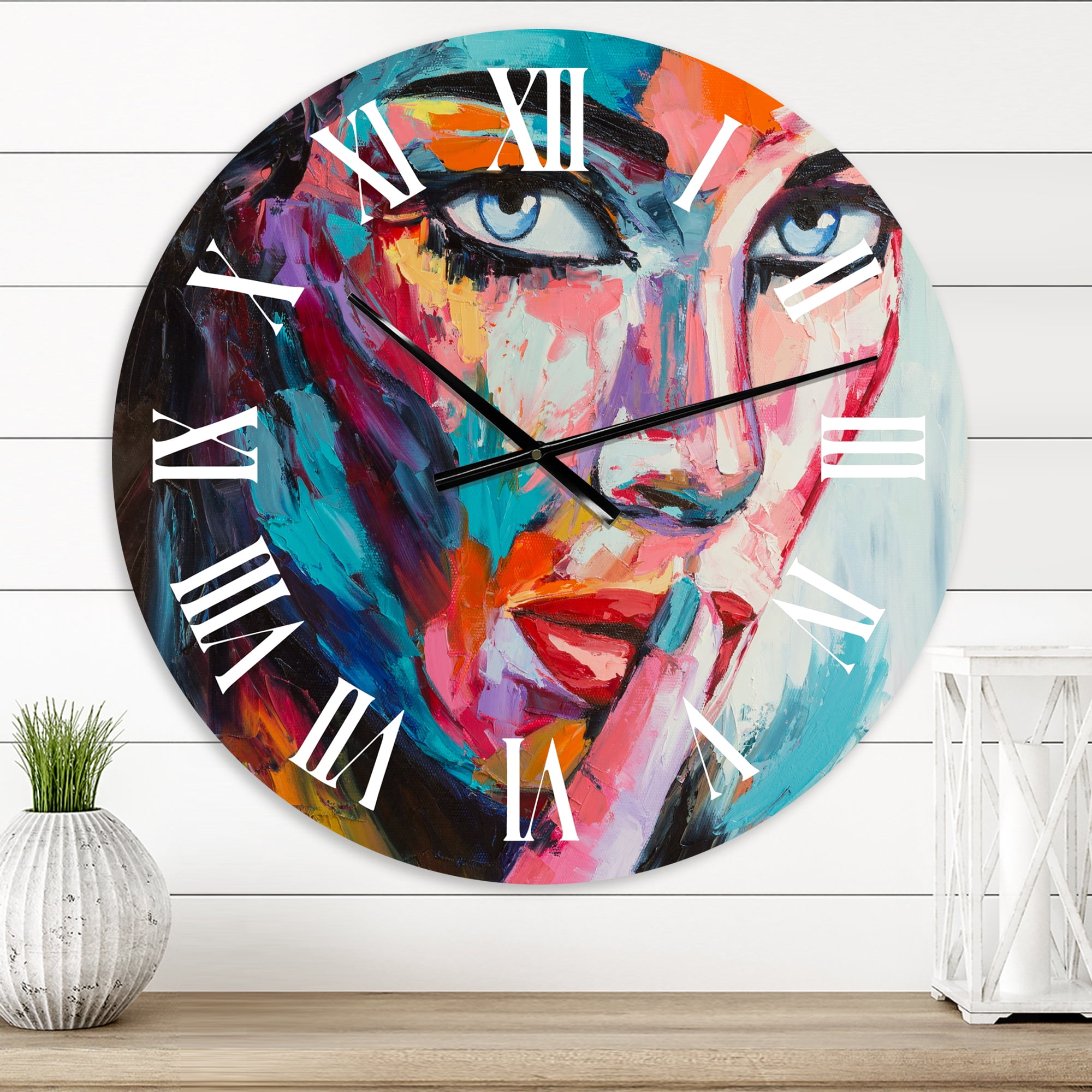 Designart 1 in Quartz Modern/Contemporary Wall Clock