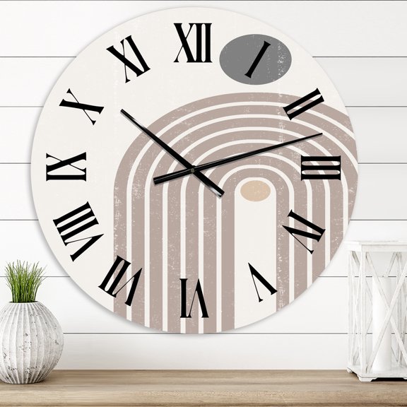 Designart 1 in Quartz Modern/Contemporary Wall Clock