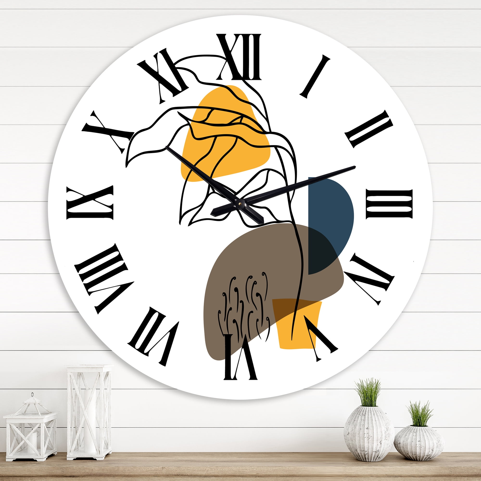 Designart 1 in Quartz Modern/Contemporary Wall Clock