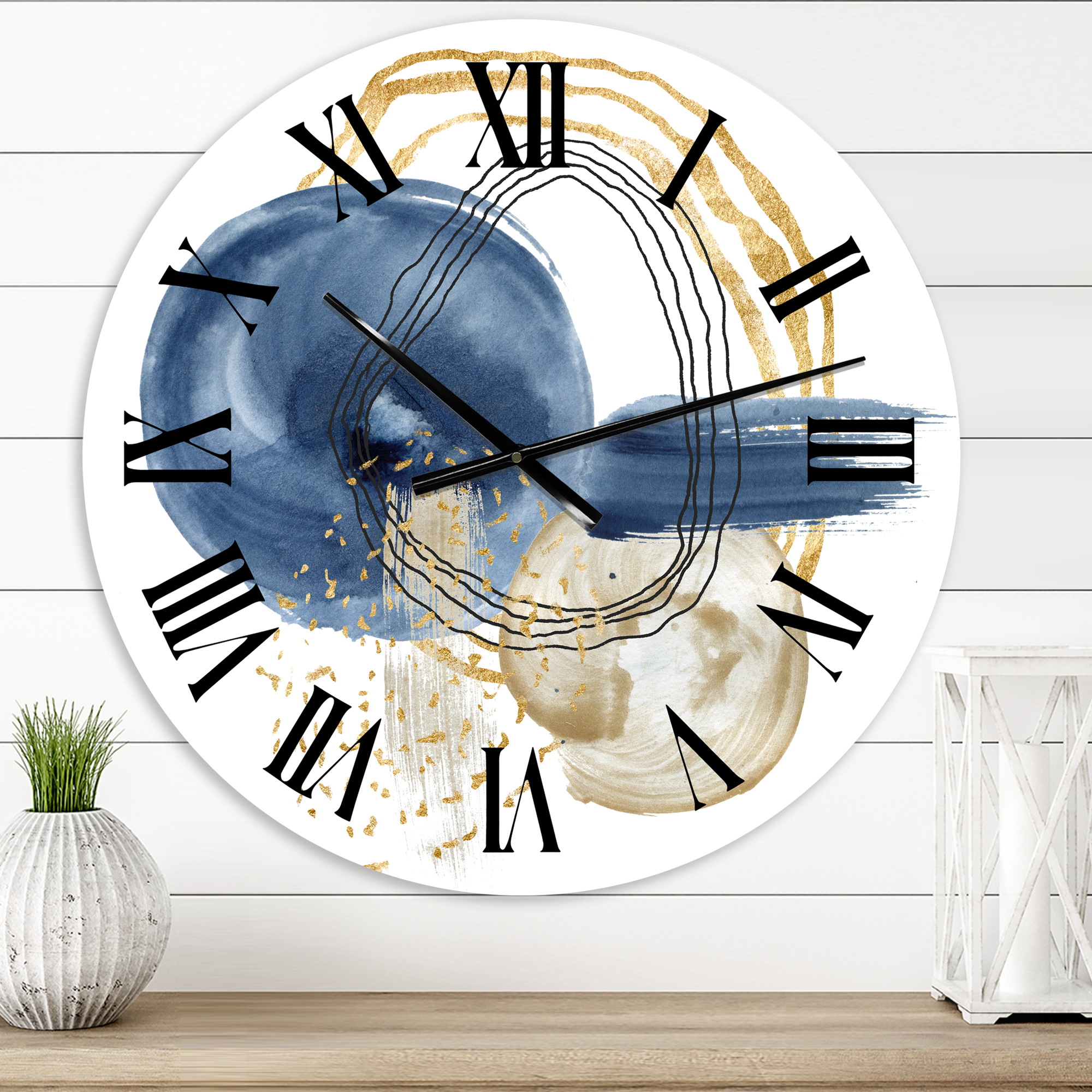 Designart 1 in Quartz Modern/Contemporary Wall Clock