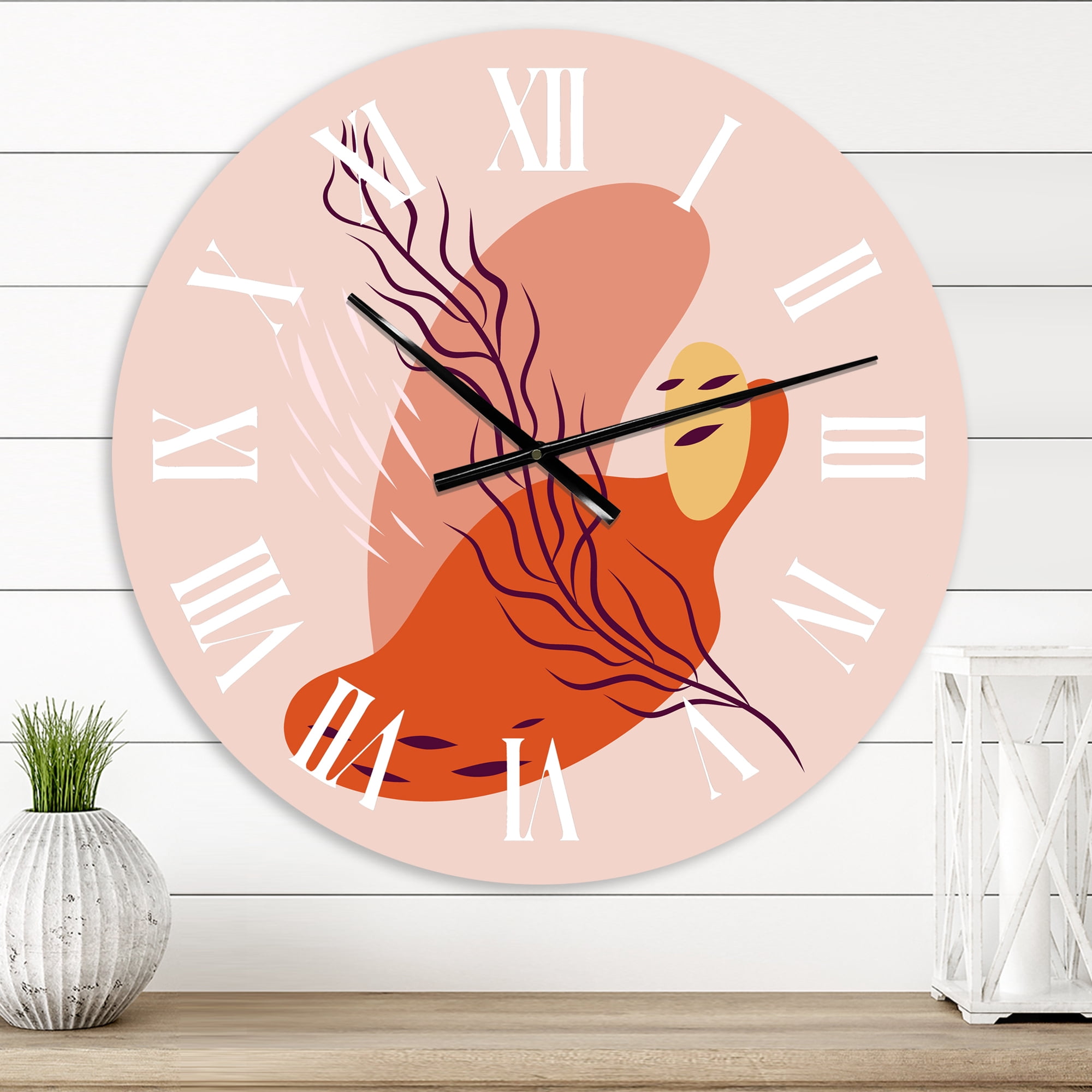 Designart 1 in Quartz Modern/Contemporary Wall Clock