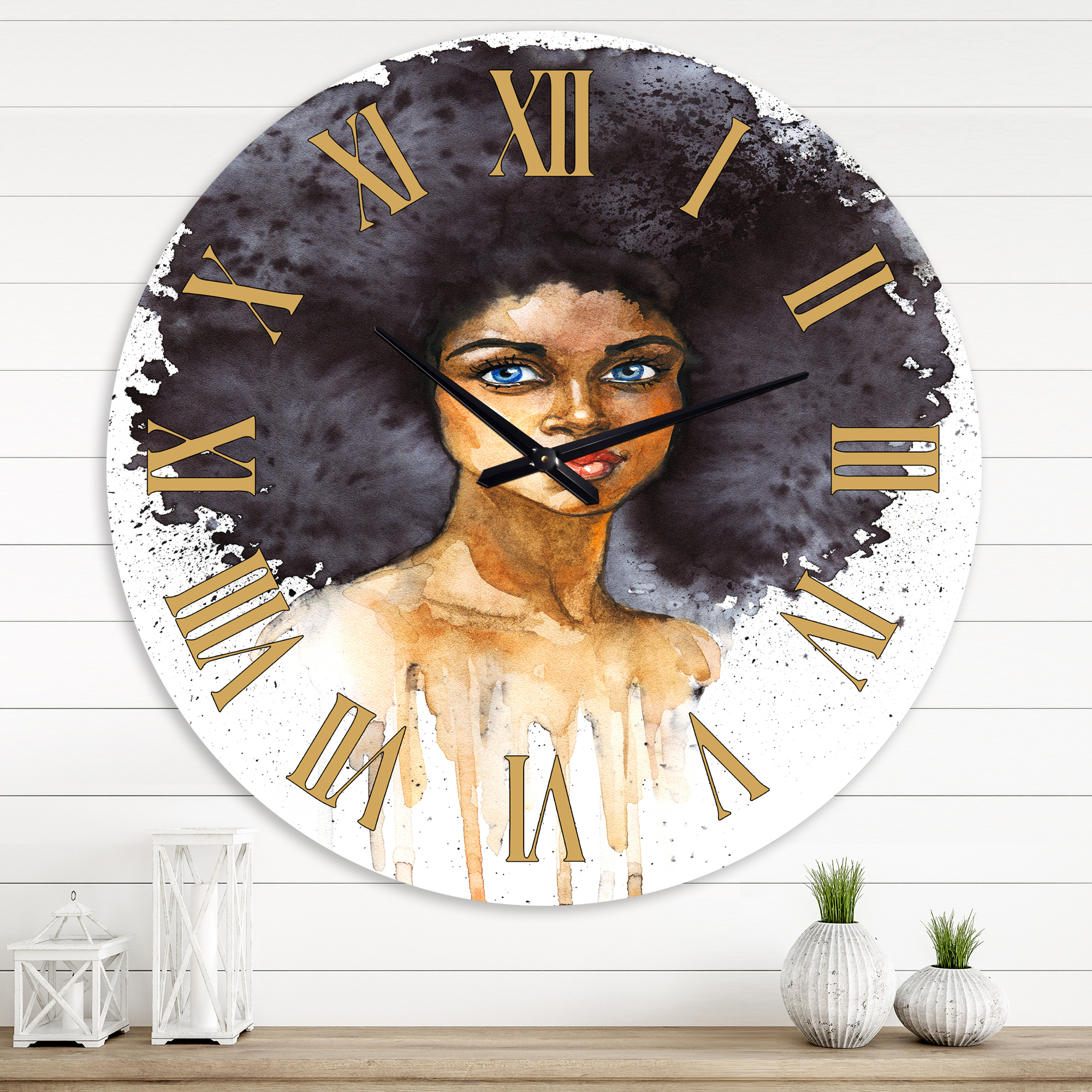 Designart 1 in Quartz Modern/Contemporary Wall Clock
