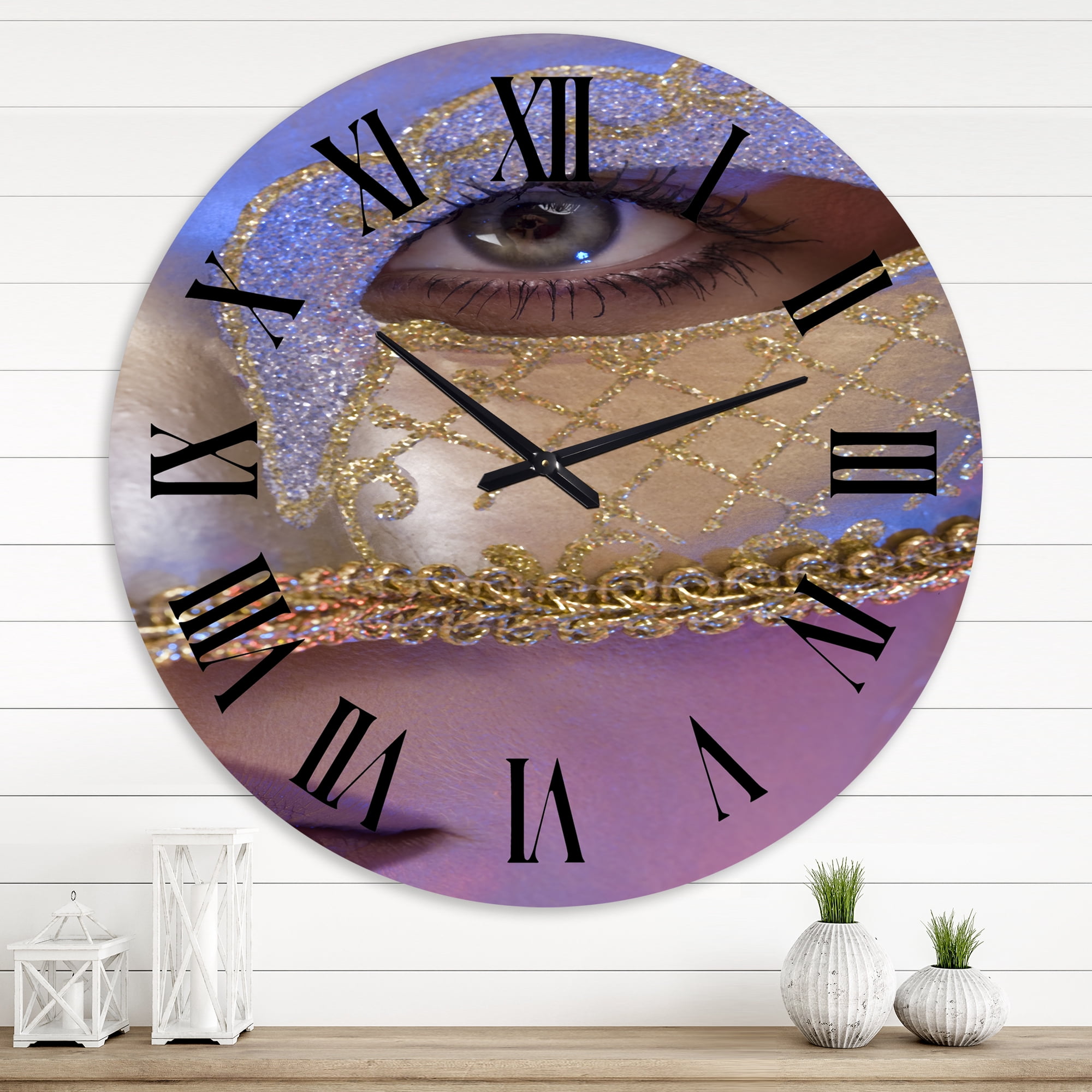 Designart 1 in Quartz Modern/Contemporary Wall Clock