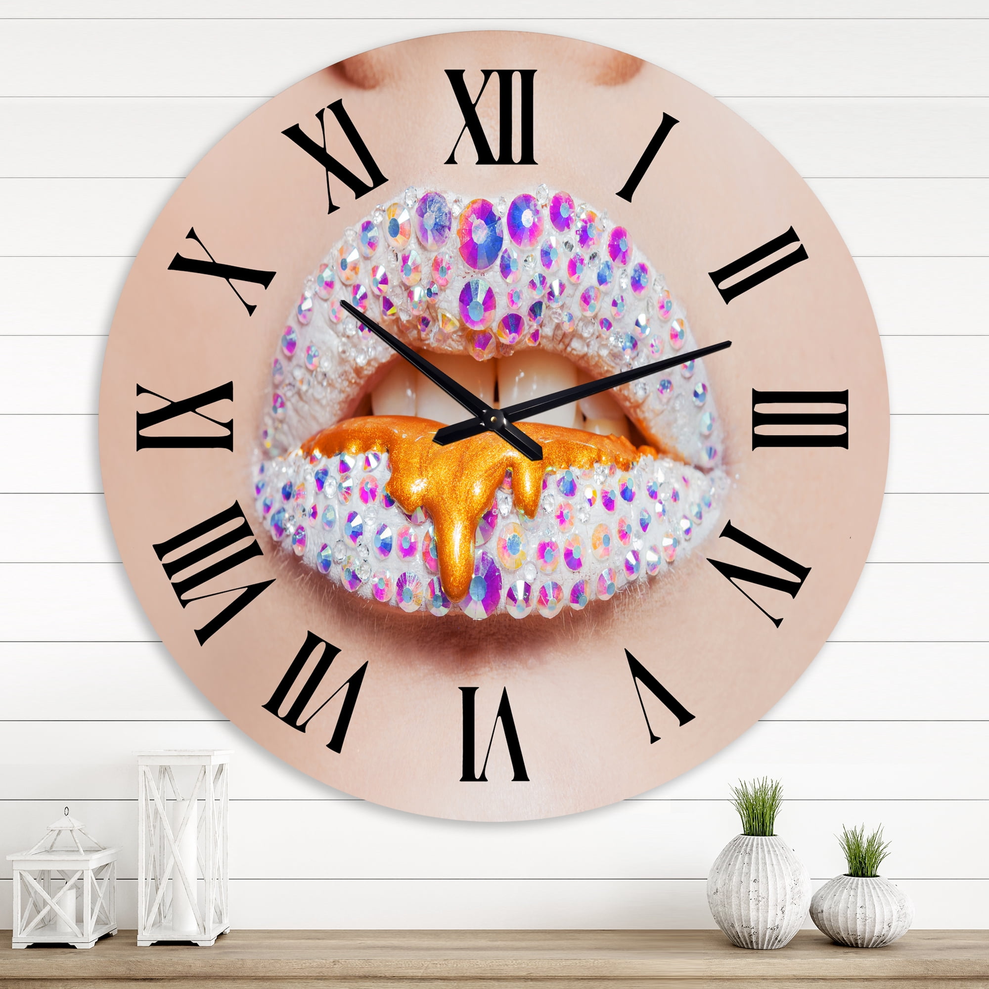 Designart 1 in Quartz Modern/Contemporary Wall Clock
