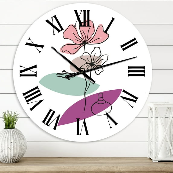 Designart 1 in Quartz Modern/Contemporary Wall Clock