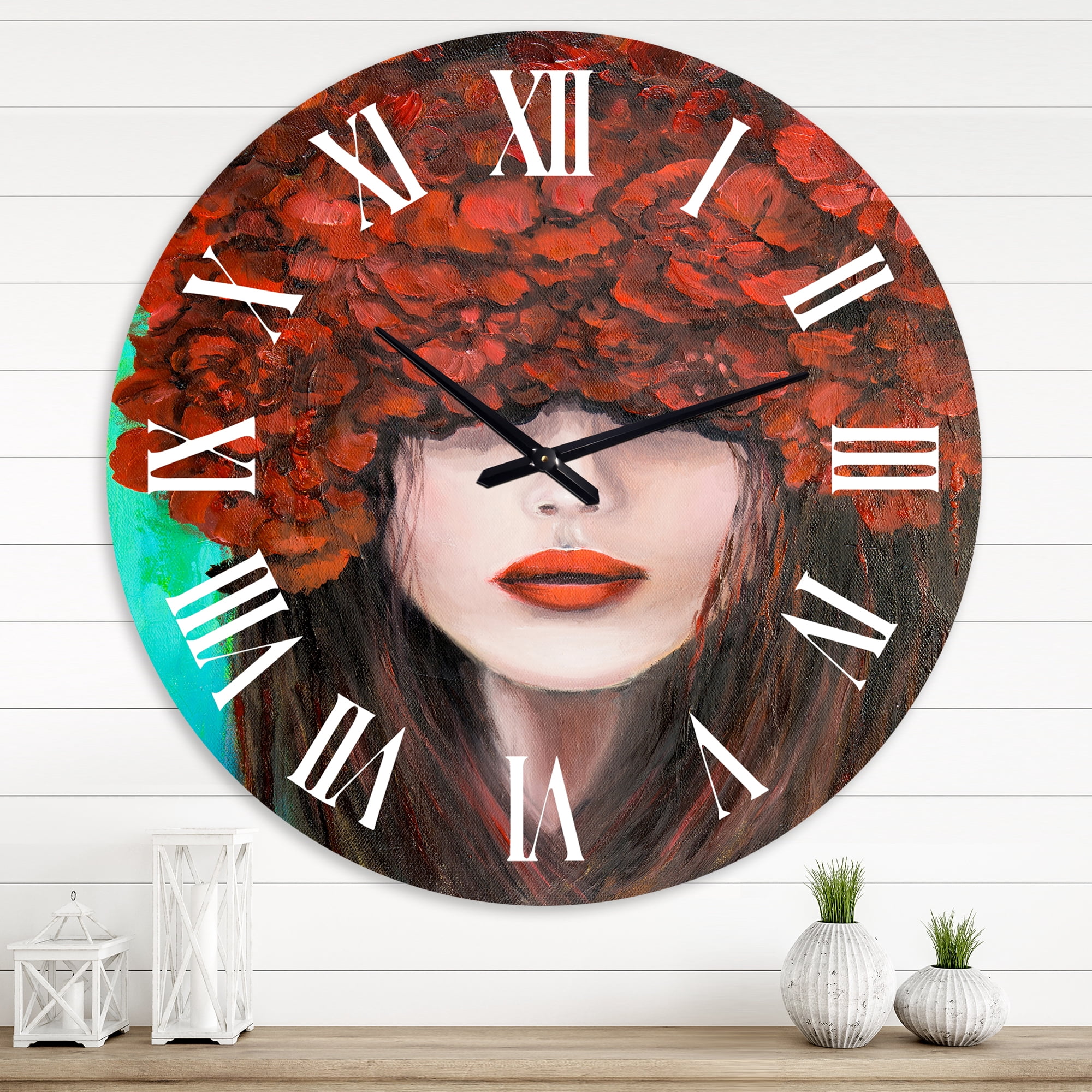 Designart 1 in Quartz Modern/Contemporary Wall Clock