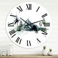 thumbnail image 1 of Designart 1 in Quartz Modern/Contemporary Wall Clock, 1 of 5