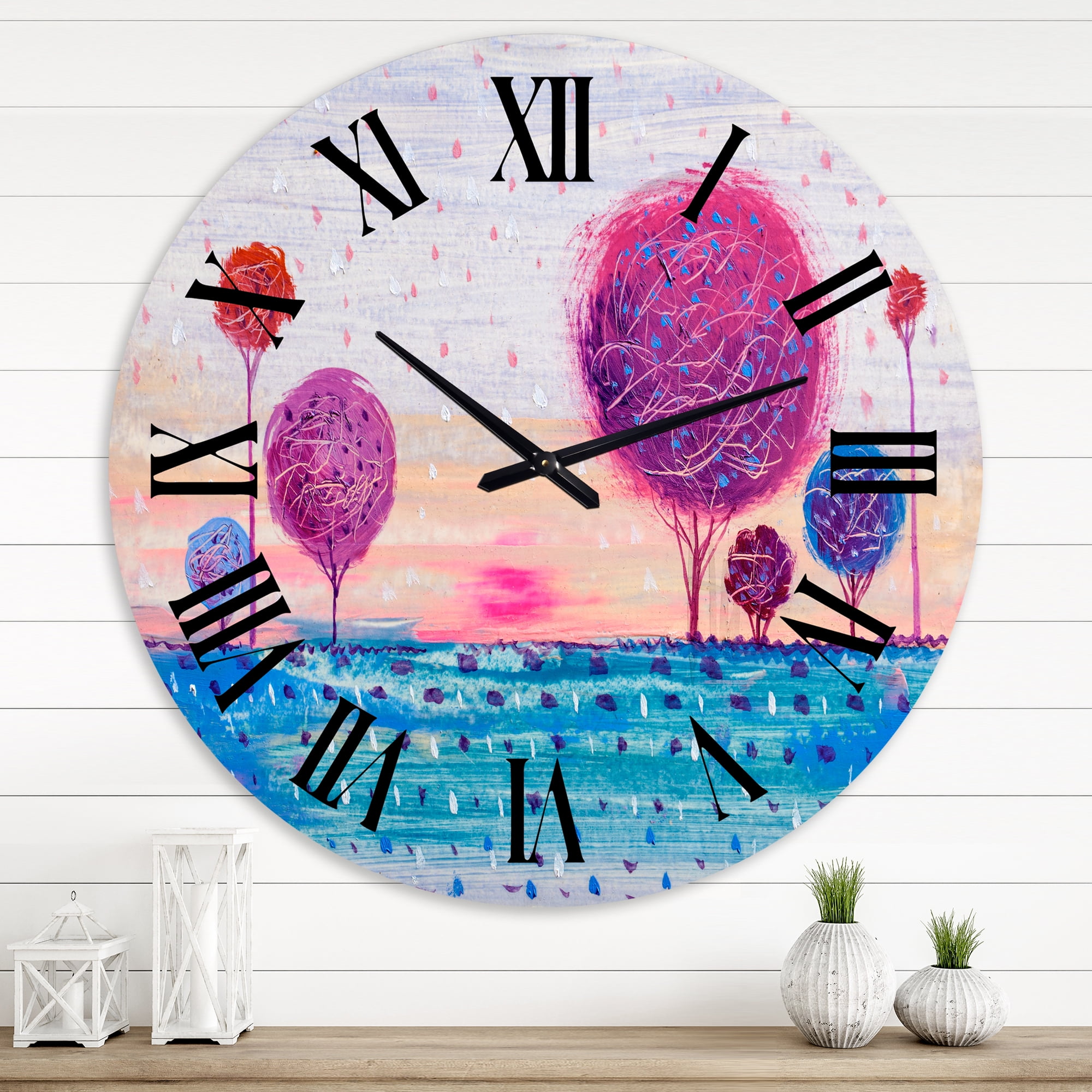 Designart 1 in Quartz Modern/Contemporary Wall Clock