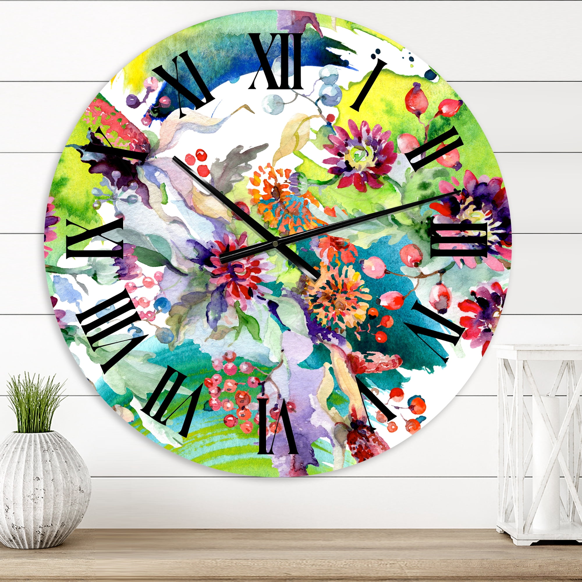 Designart 1 in Quartz Modern/Contemporary Wall Clock