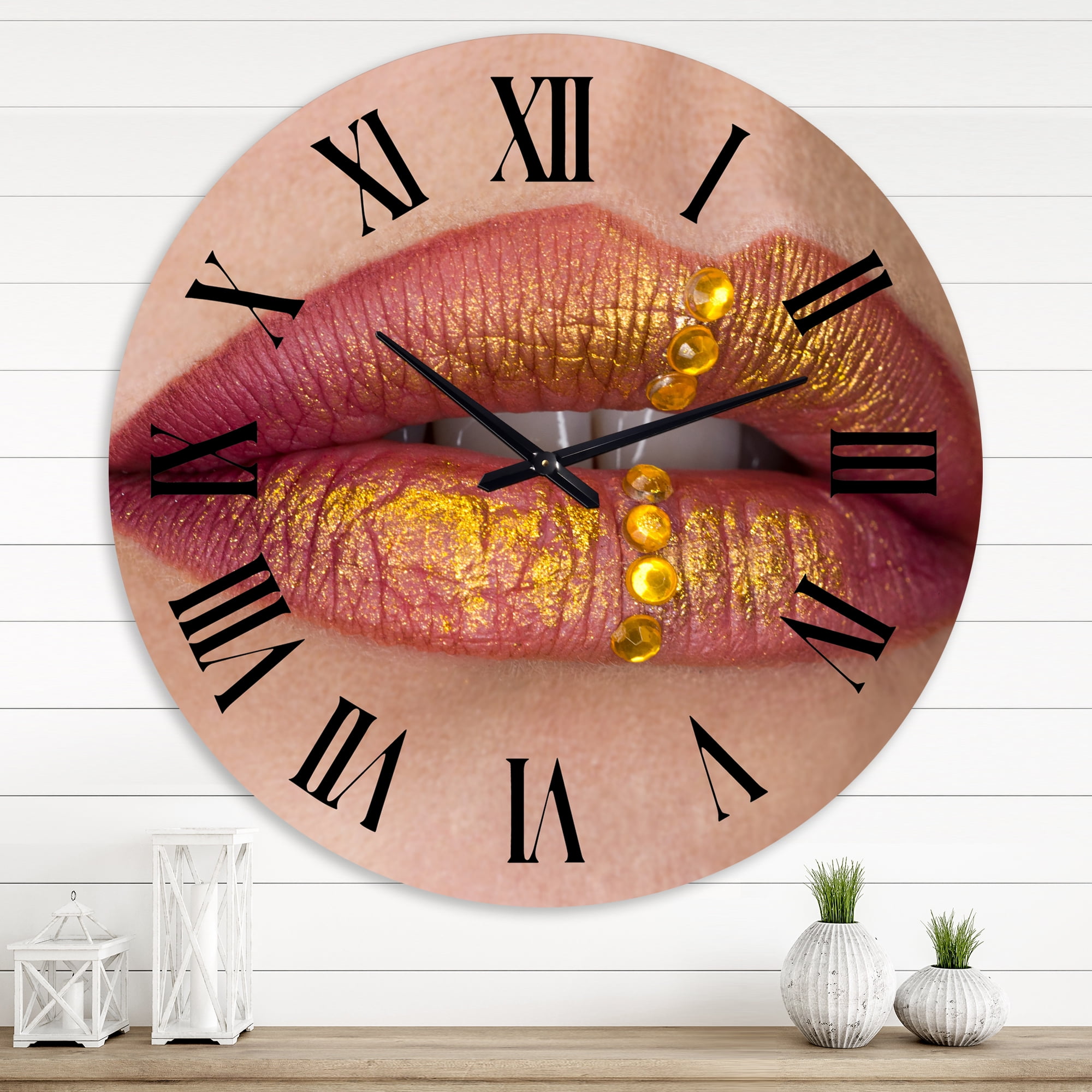 Designart 1 in Quartz Modern/Contemporary Wall Clock