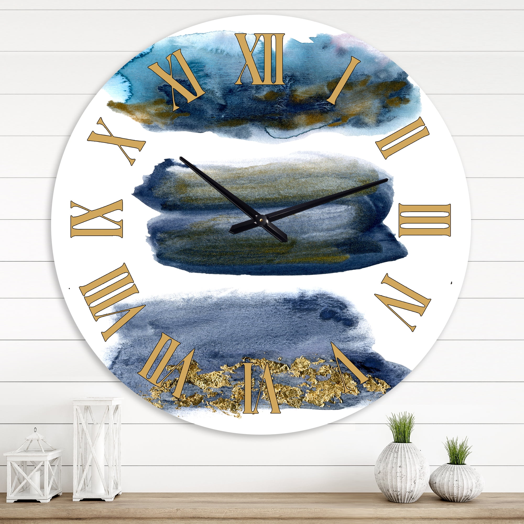 Designart 1 in Quartz Modern/Contemporary Wall Clock