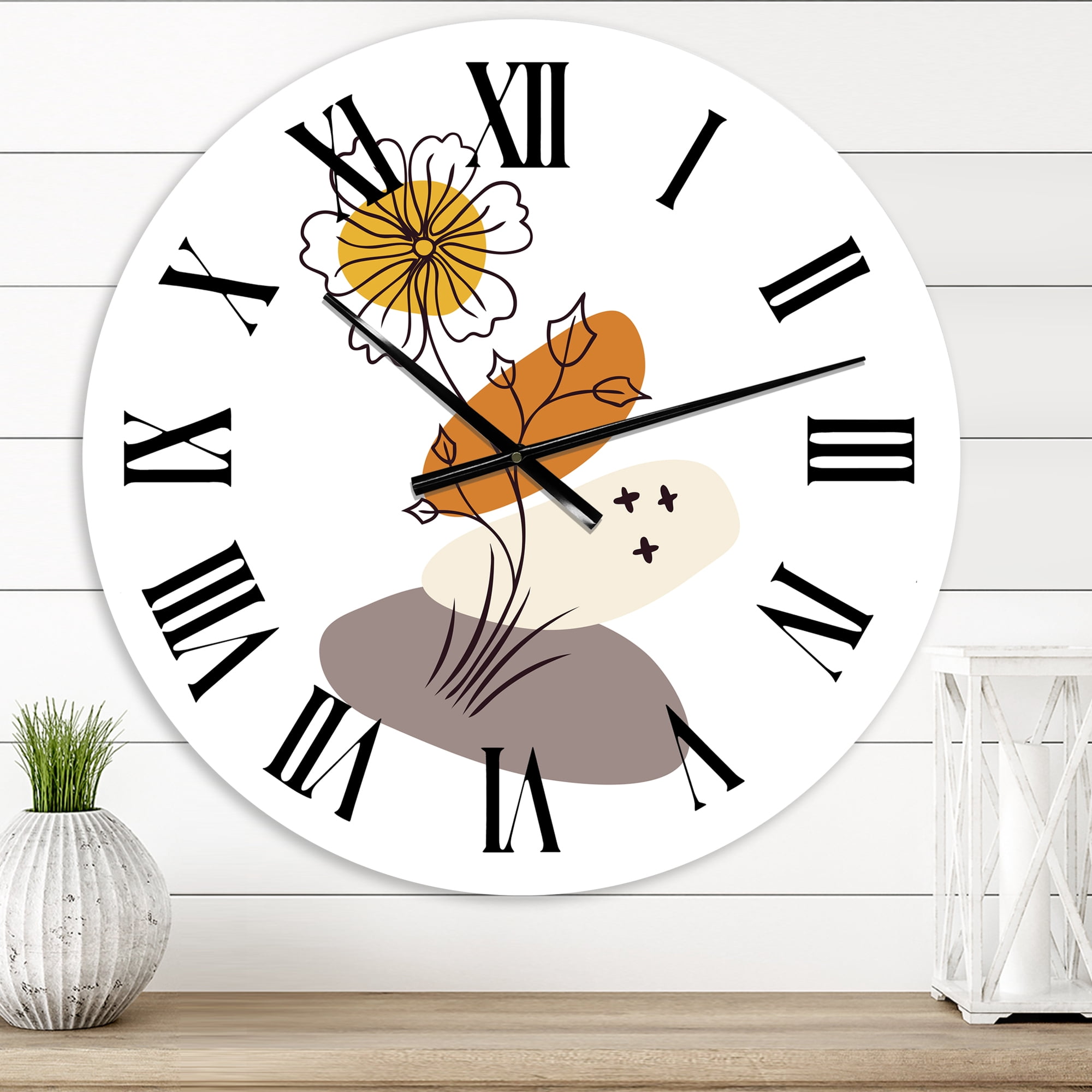 Designart 1 in Quartz Modern/Contemporary Wall Clock