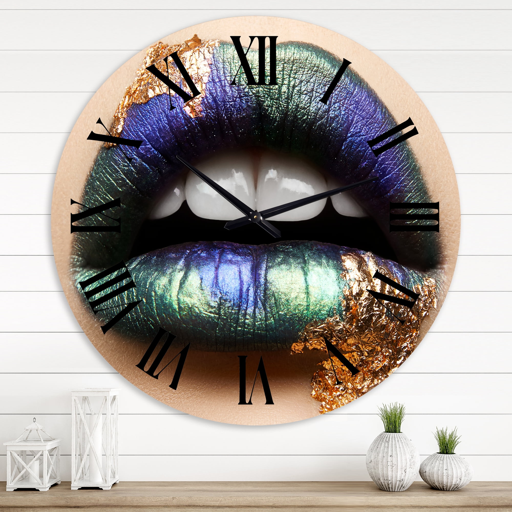 Designart 1 in Quartz Modern/Contemporary Wall Clock