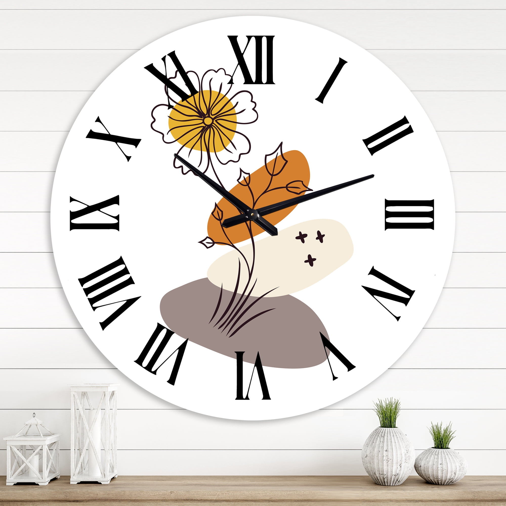 Designart 1 in Quartz Modern/Contemporary Wall Clock