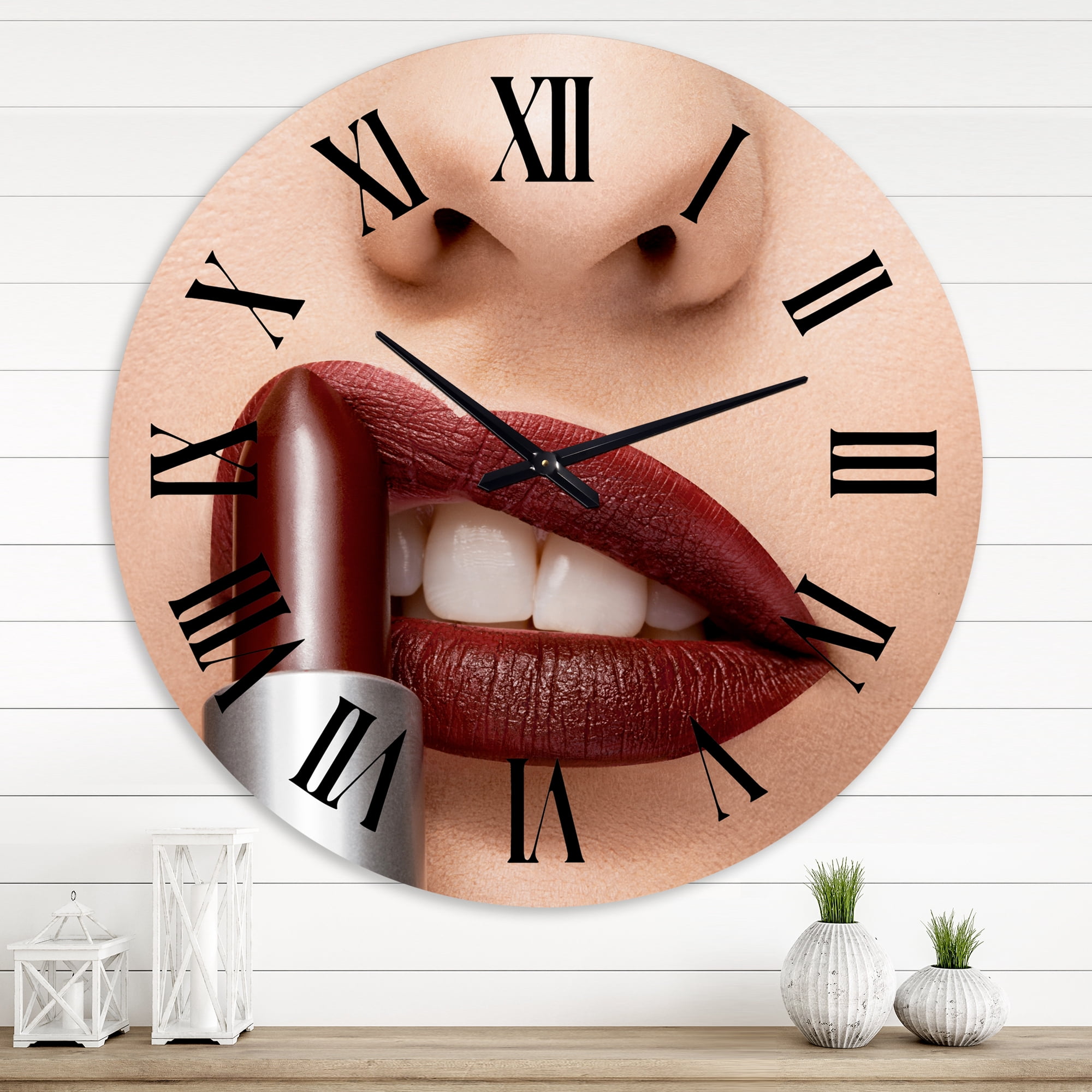 Designart 1 in Quartz Modern/Contemporary Wall Clock