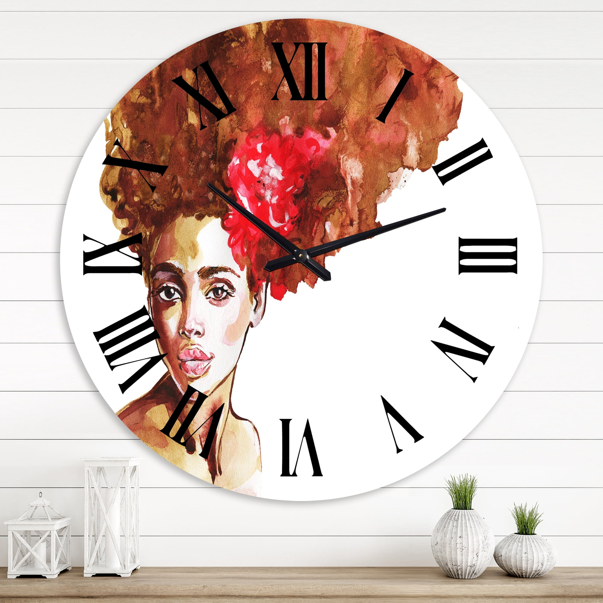 Designart 1 in Quartz Modern/Contemporary Wall Clock