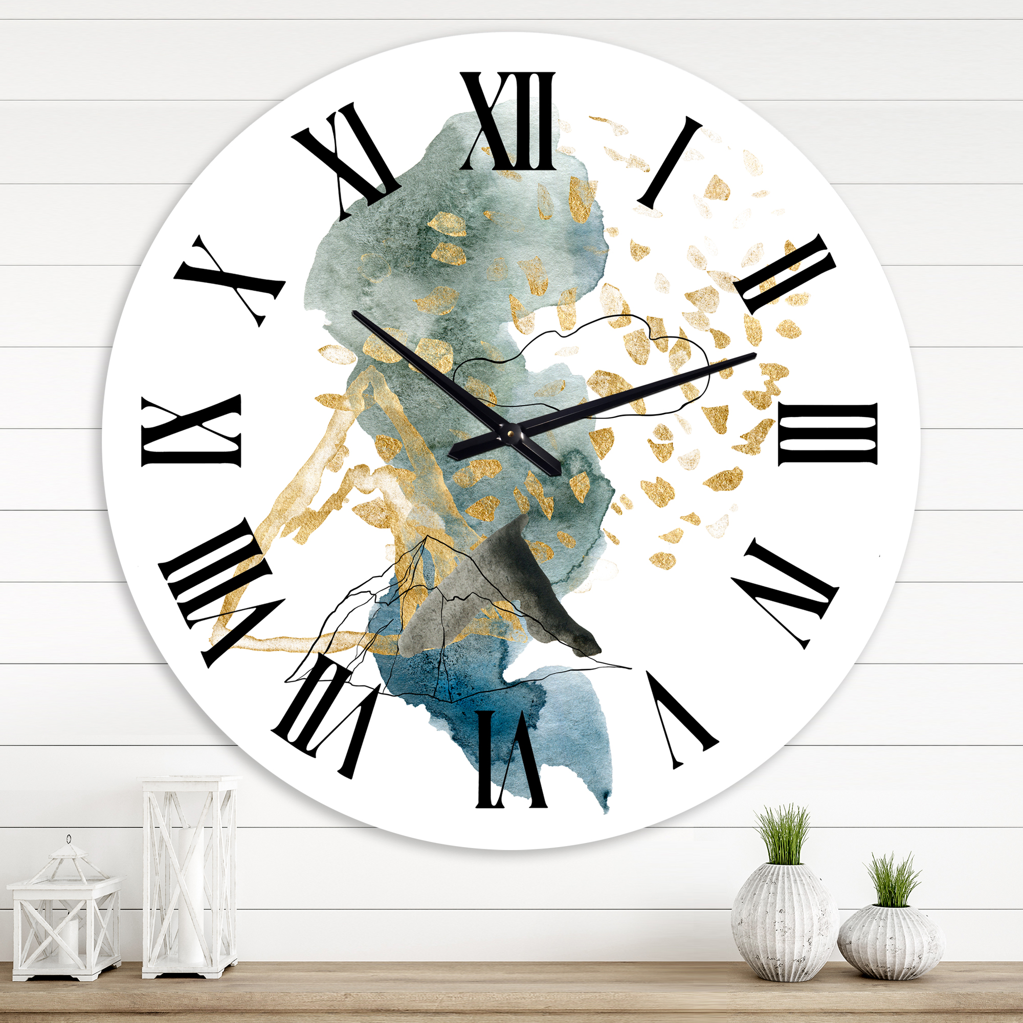 Designart 1 in Quartz Modern/Contemporary Wall Clock