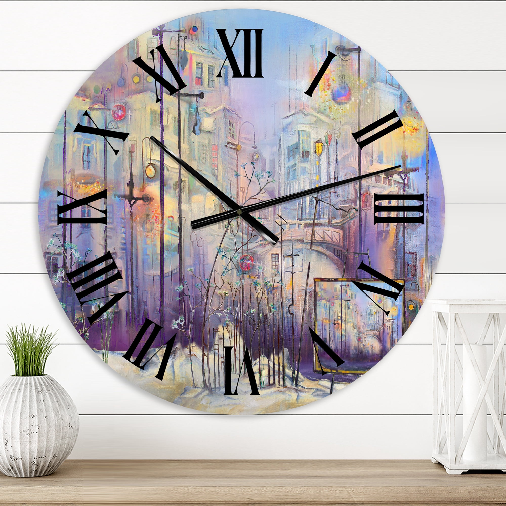 Designart 1 in Quartz Modern/Contemporary Wall Clock