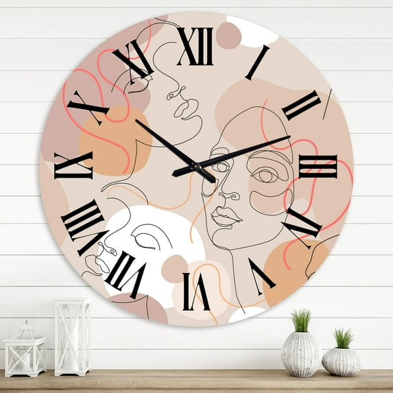Designart 1 in Quartz Modern/Contemporary Wall Clock