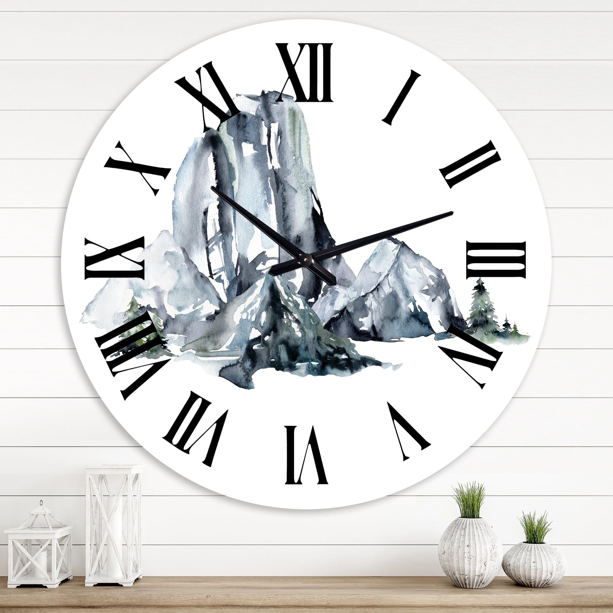 Designart 1 in Quartz Modern/Contemporary Wall Clock
