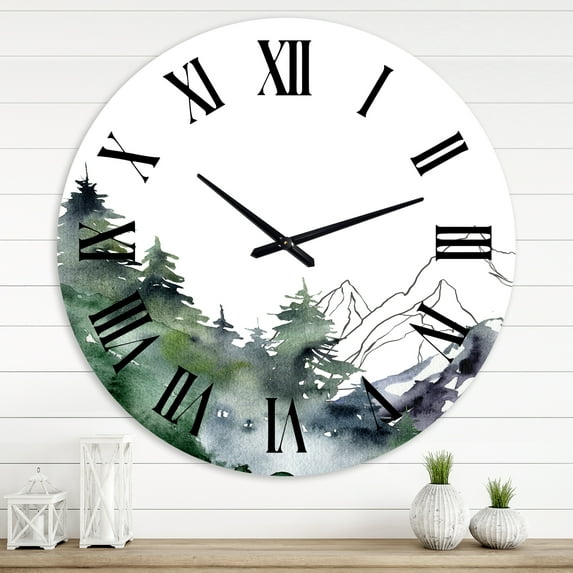Designart 1 in Quartz Modern/Contemporary Wall Clock
