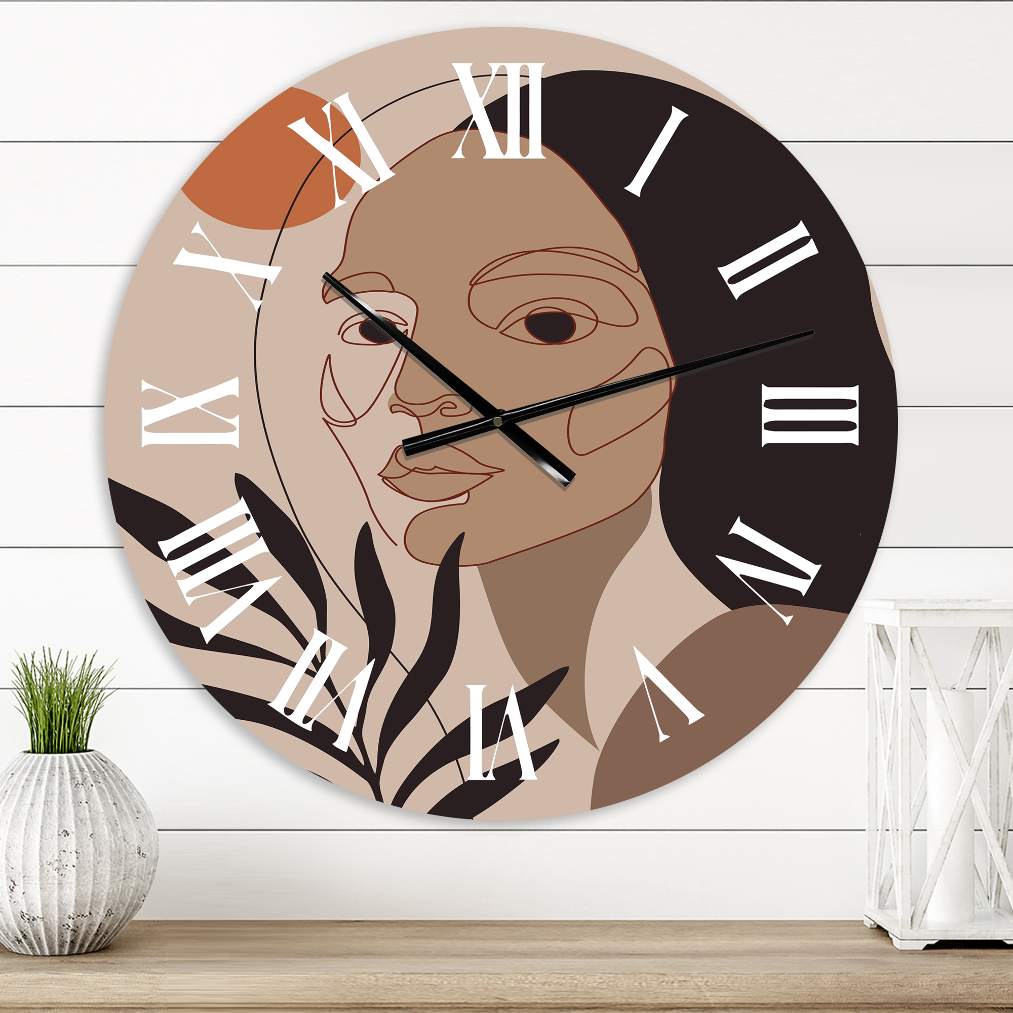 Designart 1 in Quartz Modern/Contemporary Wall Clock
