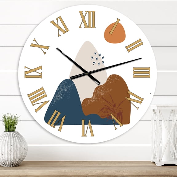 Designart 1 in Quartz Modern/Contemporary Wall Clock