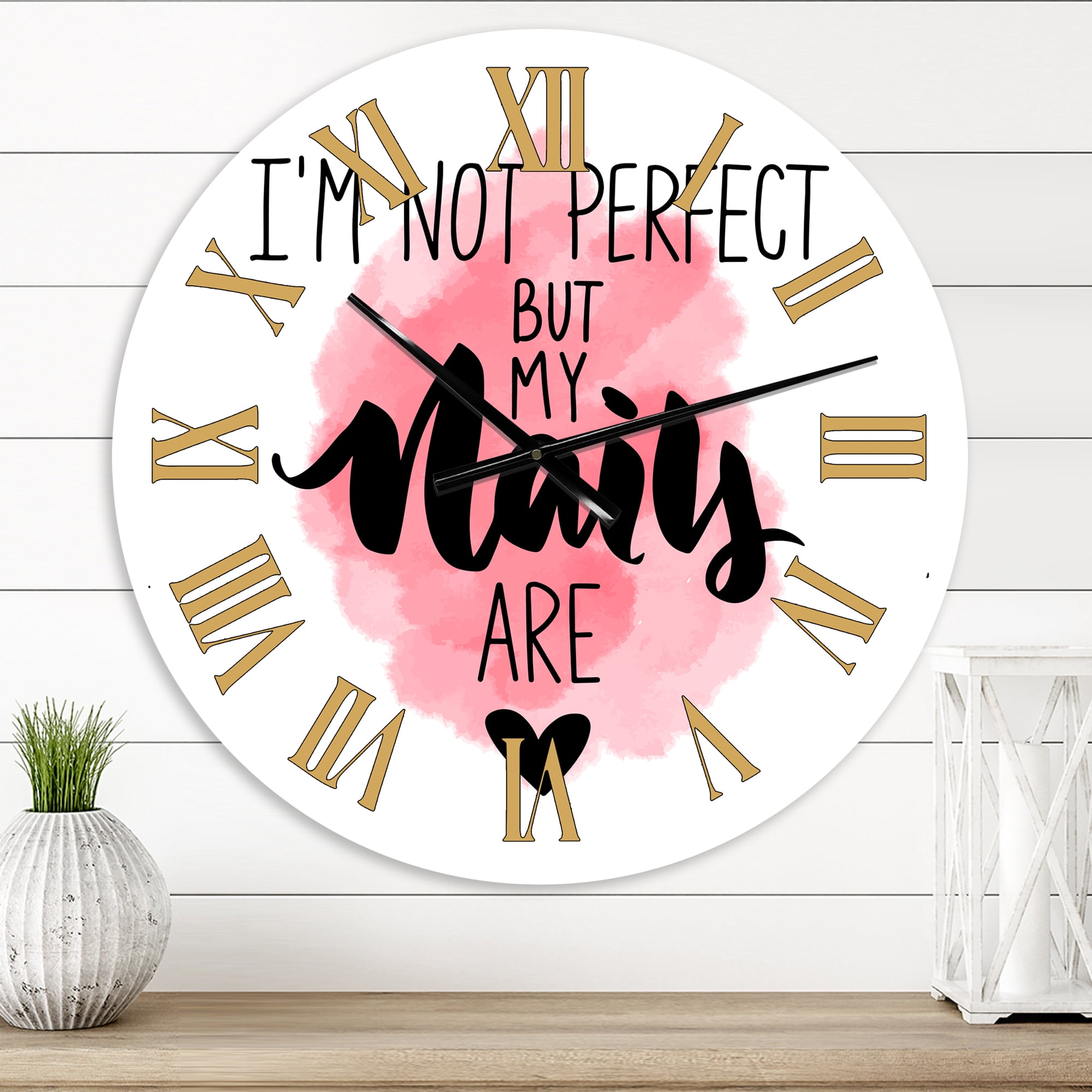 Designart 1 in Quartz Modern/Contemporary Wall Clock